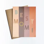 Best Mom Stripe Card