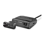 Alpine DVR-C320R Premium 1080P Night Vision Dash Camera Bundle (Front + Rear) with Built-In Drive Assist