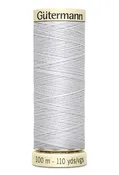 100 Silver ~ Sew-All Gutermann Polyester Thread ~ 100 Meters