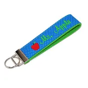 Apple For Teacher Personalized Key Fob