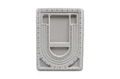 28 Inch U Chanel Flocked Bead Board,9.5"x13"