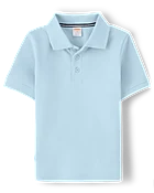 Boys Polo - Uniform - White
