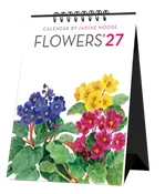 2027 Flower Spiral Desk 5X7 Inch Calendar
