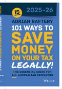 101 Ways to Save Money on Your Tax – Legally! 2025 – 2026