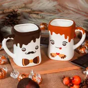Mr & Mrs Hot Chocolate Coffee Mugs Set