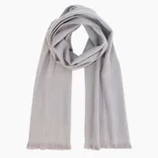 100% Baby Alpaca Scarf - Pearl