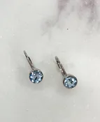 Aquamarine Dangle Earrings — Wm. Effler Jewelers