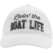 Boat Life White Adjustable Hat