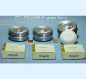Golddachs Classic Hard Shaving Soap | Classic, Sandalwood, or Sport Scents | 60g Refill or Soap with Special Aluminum Case | Made in Germany