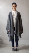Grey Poncho