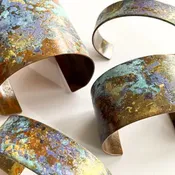 1.25" Artemis Verdigris Cuff