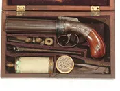 ALLEN & THURBER BABY DRAGOON PEPPERBOX IN IT’S ORIGINAL BOX