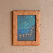 12" x 15" Sculpted Wall Picture Frame - Cherry Wood