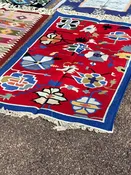 #14 Handwoven Cotton Rug 5' x 3'