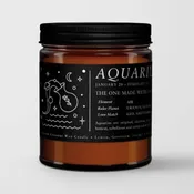 Zodiac / Birthday Candle Aquarius (1.21 - 2.19)