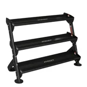 Hoist 48″ Dumbbell Rack 3-Tier – Matte Black