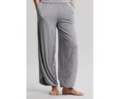 Barefoot Dreams Ultra Soft Jersey Curved Hem Cropped Pant Dark Gray