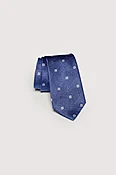 Blue Micro Pattern Weave Tie