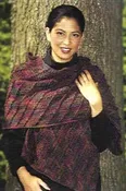 1-2-3 Easy Diagonal Shawl/Scarf (Crochet)