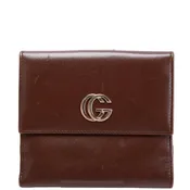 035.0959 Vintage Interlocking G Bi-Fold Wallet Brown