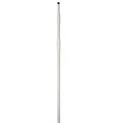 Portable Fiberglass Telescoping Flagpole (White, 15 ft)