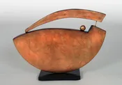 Kimono ceramic sculpture