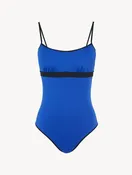ACTIVE BEACH Costume da bagno intero in colore cobalto e nero