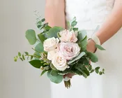 Blush Bridesmaid Bouquet — Cactus & Tropicals
