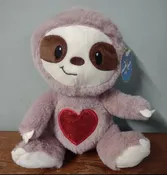 9"SITTING SMIRKY SLOTH