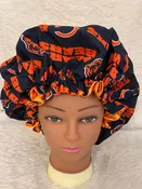 Chicago Bears Satin Lined Elastic Bonnet