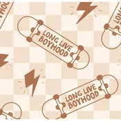 Jax Wallpaper - Skateboard and Checkerboard