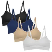 Girls Padded Training Bra - 4 Pack