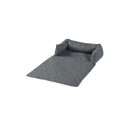 Quilted Pet Bed with Headrest