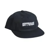 Autumn Headwear Canvas Six Panel Snapback Hat - Black