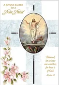 A Joyous Easter To A Dear Priest Greeting Card