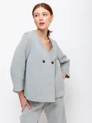 Apricot Jacket - Aqua