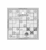 Creative Grid 4in Log Cabin Trim Tool Quilt Ruler