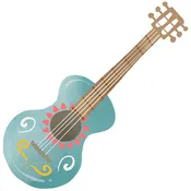 Fiesta! Guitar Fabric Panel