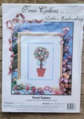 Floral Topiary Ribbon Embroidery