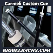 Ariel Carmeli (Black w/ Prewitt Rings) Pool Cue