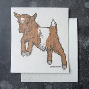 Baby Goat Swedish Dishcloth - Eco-Friendly & Biodegradable