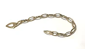 BRACELET 0902 - Marquise Shaped Link in 18k Yellow Gold