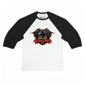 Dallas Ravens Unisex 3\4 Sleeve Baseball Tee