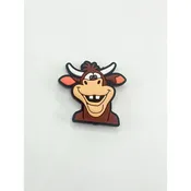 2 Big Front Teeth with Cow Bull Ox Silicone Focal Beads