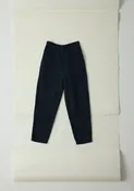 Alix Cotton Linen Pants | Slate Navy