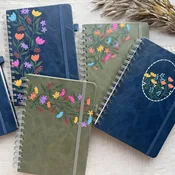 A HOUSE OF BOOKS LINED SPIRAL JOURNAL (ONE OF A KIND)