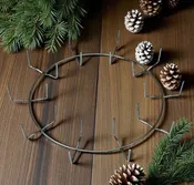 10″ Wire Clamp Wreath Ring