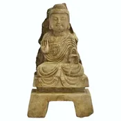 19th Century Stone Young Buddha Shakyamuni