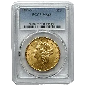 1895-S $20 Liberty MS63