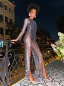 Diamond Maxi Dress